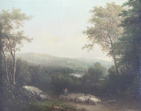 Mark Thompson (1812-1875) Sketch near Witton le Wear, 9.25 x 12.25in.
